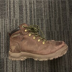 CAT steel toe work boots